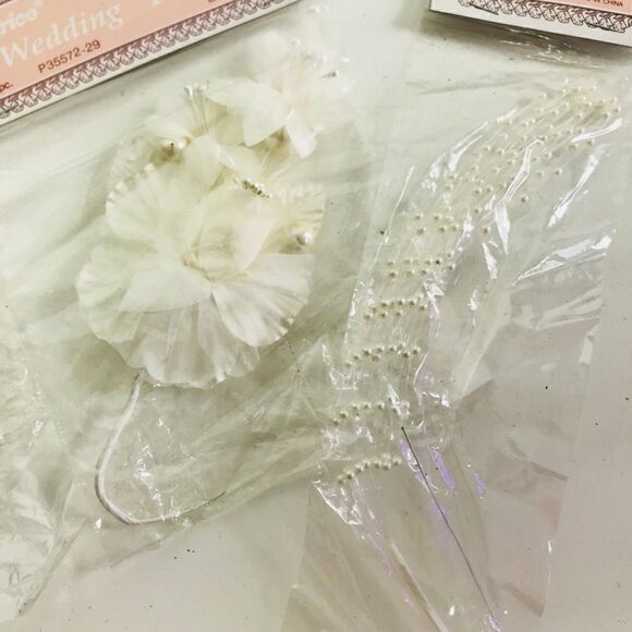 Wedding Hair Pins Accessories Flower VTG DARICE - Picture 7 of 8